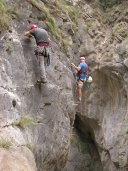 risalendo la terza cascata